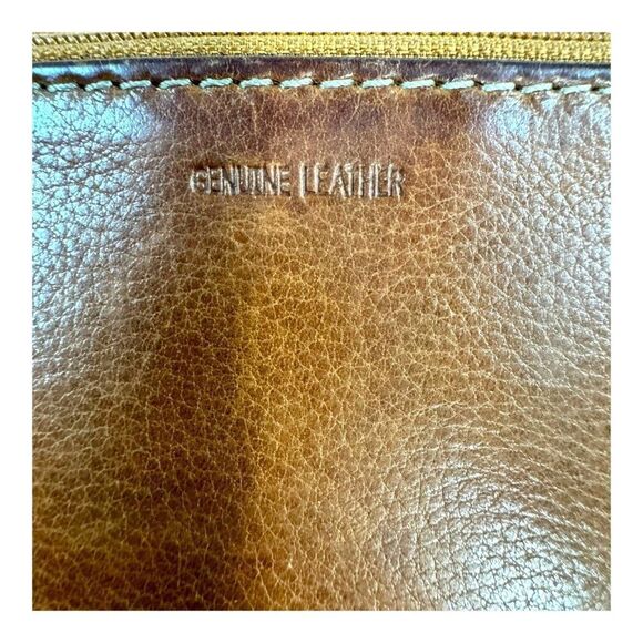 Fossil Brown Leather Wallet Bifold ID Holder Snap Closure Multiple Compartments - Picture 8 of 10